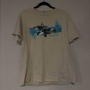 Delta Beige SeaWorld Graphic Tee